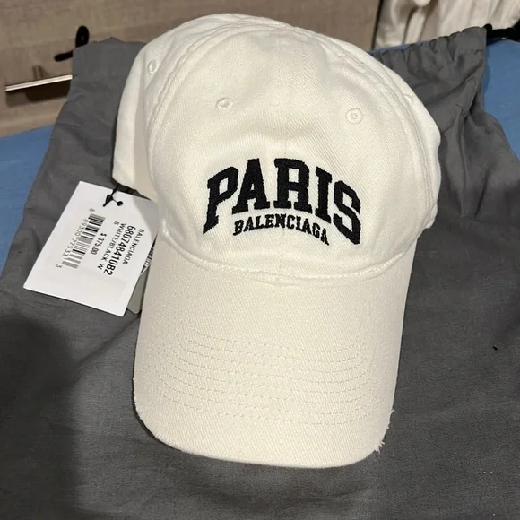 BALENCIAGA PARIS キャップ Balenciaga Mens Cities Paris Cap Black Men's - US